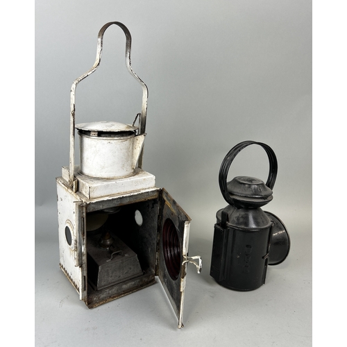 341 - TWO BRITISH RAILWAY WEST LANTERNS
Tallest 53cm H