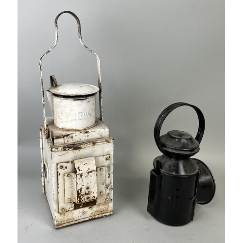 341 - TWO BRITISH RAILWAY WEST LANTERNS
Tallest 53cm H