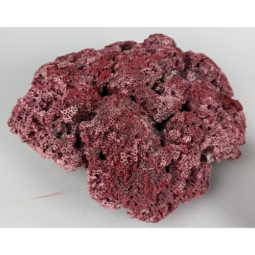 357 - NATURAL HISTORY: DECORATIVE RED CORAL
Largest 33cm D