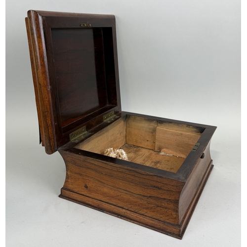 365 - A 19TH CENTURY ROSEWOOD CADDY
38cm x 33cm x18cm