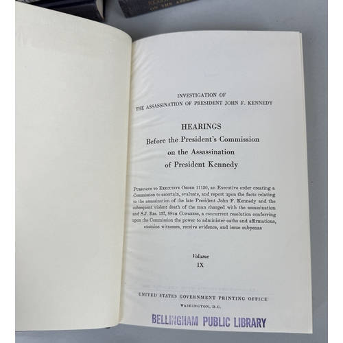 440 - WARREN COMMISSION REPORT VOLUMES
This rare hardcover set of twenty-five volumes, titled Hearings Bef... 