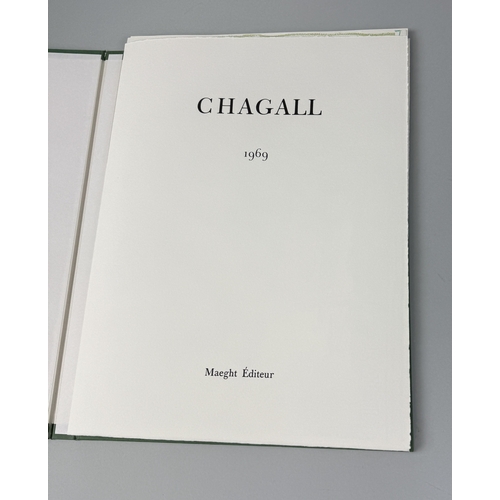 469 - MARC CHAGALL: 'DERRIERE LE MIROIR', MAEGHT EDITEUR, 1969
39cm x 29cm each.
With original cover.
Limi... 