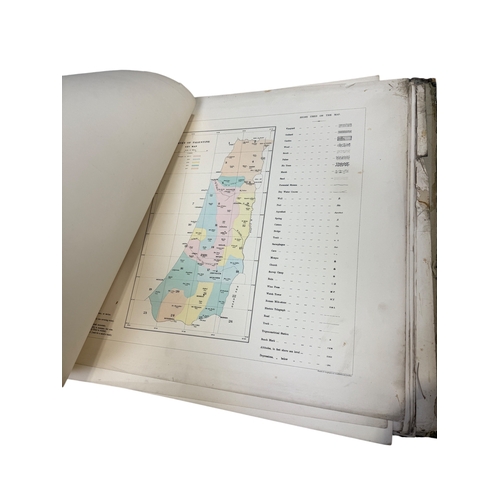 477 - PALESTINE EXPLORATION FUND: MAP OF WESTERN PALESTINE 1880 BY C. R. CONDER AND H. H. KITCHENER (2)
Tw... 