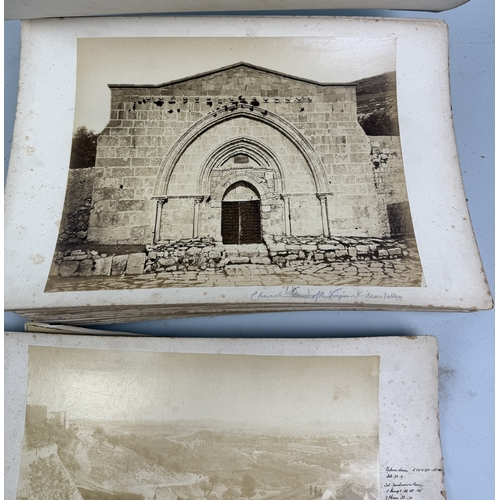 481 - FELIX BONFILS (1831-1885): A COLLECTION OF PHOTOGRAPHIC PRINTS OF PALETSINE, TO INCLUDE VIEWS OF BET... 