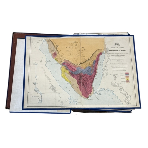 487 - ORDNANCE SURVEY OF THE PENINSULA OF SINAI, PART II 1869: CONTAINING TEN MAPS