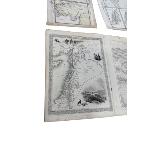 492 - A COLLECTION OF MAPS TO INCLUDE SYRIA AND HOLY LAND (QTY)
To include a woodcut by Sebastien Munster.... 