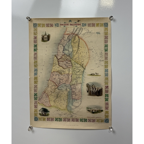 499 - A COLLECTION OF HOLY LAND MAPS TO INCLUDE J.TALLIS