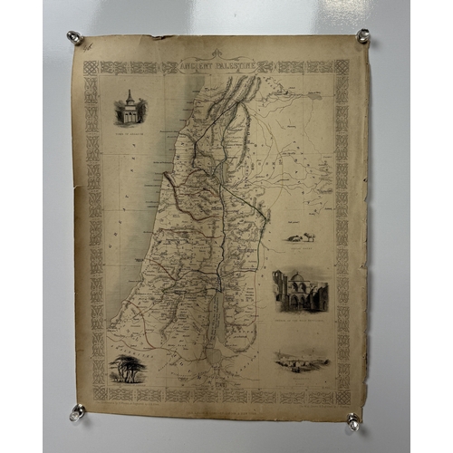 499 - A COLLECTION OF HOLY LAND MAPS TO INCLUDE J.TALLIS