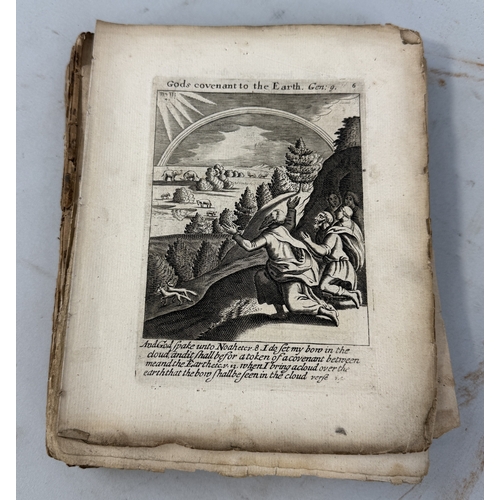 501 - A COLLECTION OF 18TH CENTURY BLACK AND WHITE PLATES IN PART BOOK