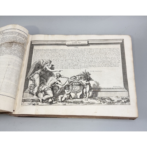 502A - PIETRO BARTOLI: COLONNNA TRAIANA: LEATHER BOUND BOOK WITH BLACK AND WHITE PLATES
Book 45cm x 35cm
Pr... 