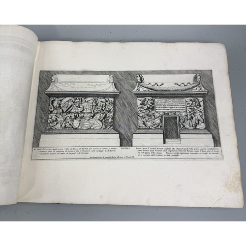 502A - PIETRO BARTOLI: COLONNNA TRAIANA: LEATHER BOUND BOOK WITH BLACK AND WHITE PLATES
Book 45cm x 35cm
Pr... 