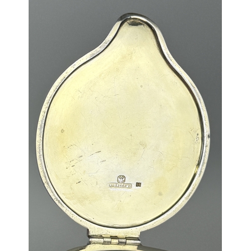 56 - A FABERGE SILVER CLARET JUG LID