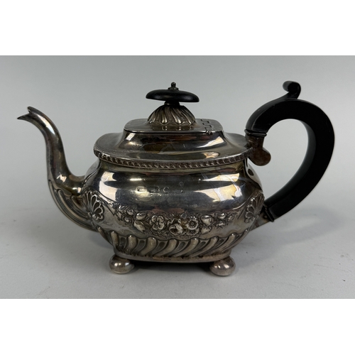 63 - AN ANTIQUE SILVER TEAPOT
Weight: 400gms