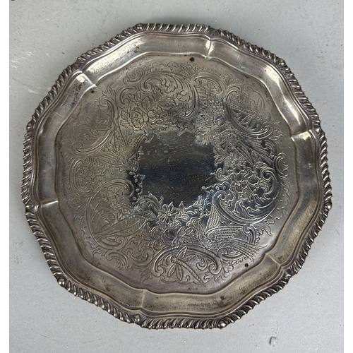 65 - A SILVER TRAY
 
21 cm D
Weight 423 gms