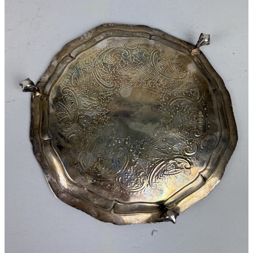 65 - A SILVER TRAY
 
21 cm D
Weight 423 gms