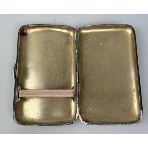 81 - A LARGE ANTIQUE SILVER CIGARETTE CASE
Weight: 233gms