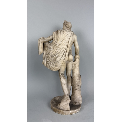 9 - A MARBLE OR ALABASTER SCULPTURE OF THE BELVEDERE APOLLO
58cm x 28cm x 18cm
Provenance: Private colle... 