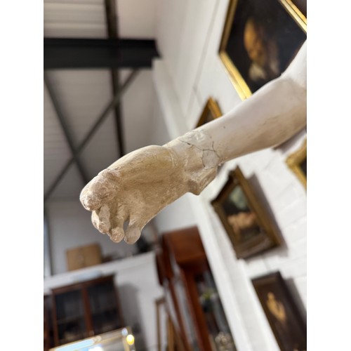 8 - A PLASTER SCULPTURE OF THE ATHLETE APOXYOMENOS AFTER THE ORIGINAL BY LYSIPPOS
105cm x 35cm x 25cm
Pr... 