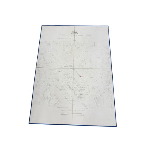 487 - ORDNANCE SURVEY OF THE PENINSULA OF SINAI, PART II 1869: CONTAINING TEN MAPS