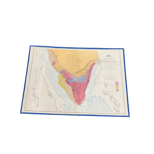 487 - ORDNANCE SURVEY OF THE PENINSULA OF SINAI, PART II 1869: CONTAINING TEN MAPS