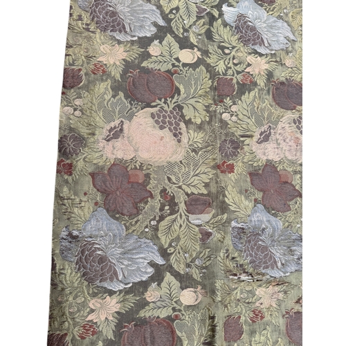 136 - A FLORAL EMBROIDERED TEXTILE
195cm x 56cm