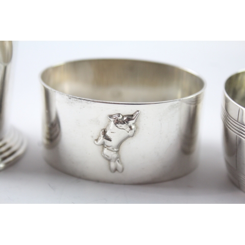 224 - THREE STERLING SILVER TABLEWARE
Weight: 91gms