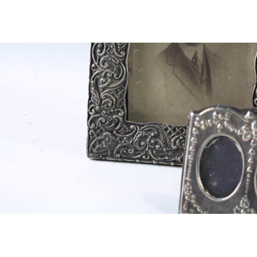 225 - A GROUP OF THREE .925 STERLING SILVER PHOTOGRAPH FRAMES