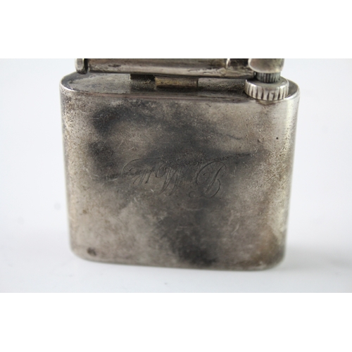 256 - A .925 STERLING SILVER LIFT ARM LIGHTER
 