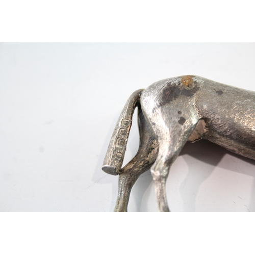 264 - A .925 STERLING SILVER NOVELTY HORSE FIGURE
Weight: 63gms