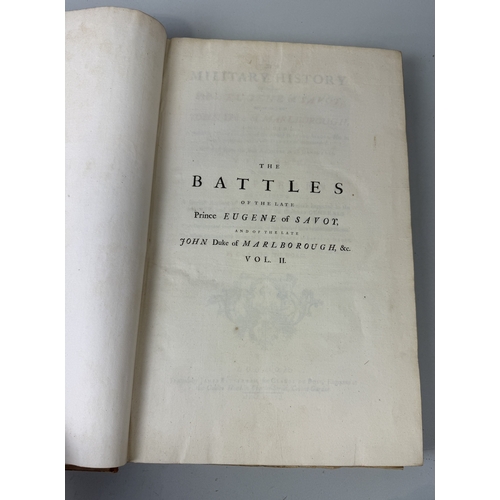 284 - CLAUDE DE BOSC: THE MILITARY HISTORY OF THE LATE PRINCE EUGENE OF SAVOY, AND THE LATE JOHN DUKE OF M... 