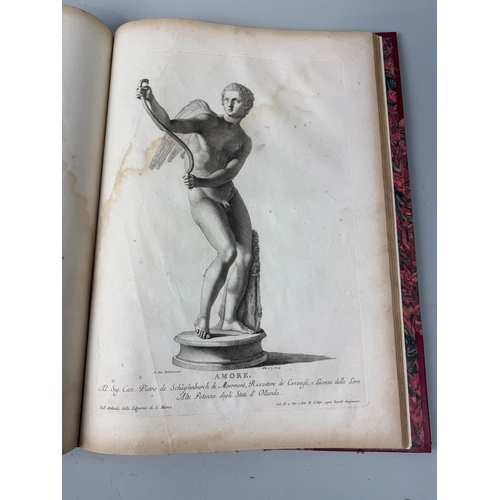 285 - ANTONIO MARIA ZANETTI: ANCIENT STATUES GREEK AND ROMAN, LONDON 1797, RED LEATHER BOUND
The book, see... 