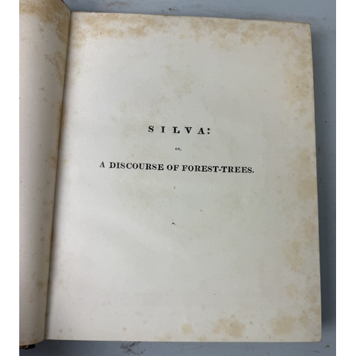 292 - JOHN EVELYN: SILVA AND TERRA, VOL I AND II, BROWN LEATHER BOUND
With engraved plates.
Books 30.5cm x... 