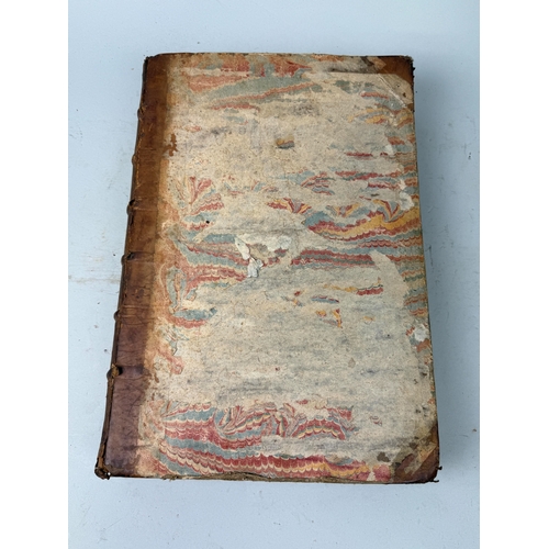 293 - PAOLO ARINGHI: ROMA SUBTERRANAE NOVISSIMA, BROWN LEATHER BOUND
Complete with engraved plates.
41cm x... 