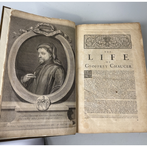 299 - JOHN URRY: THE LIFE OF GEOFFREY CHAUCER, LEATHER BOUND
40cm x 27cm