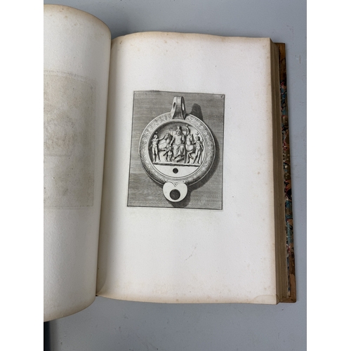 301 - PIETRO SANTI BARTOLI: LE ANTICHE LUCERNE SEPOLCRALI FIGURATE, BOOK ON ANTIQUE OIL LAMPS WITH ENGRAVE... 