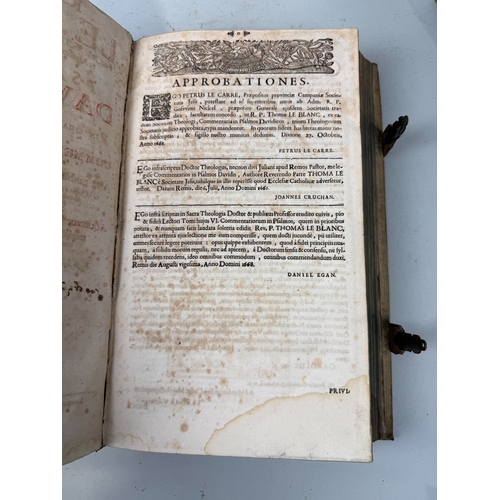 310 - THOMAS LE BLANC: PSALMORUM DAVIDCORUM, VELLUM BOUND
36cm x 22cm
Provenance: Purchased by the vendor ... 