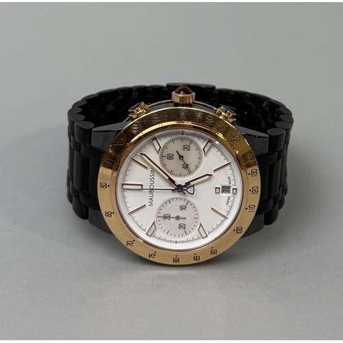 331 - AN 18CT MAUBOUSIN GENTLEMAN'S WRISTWATCH
 