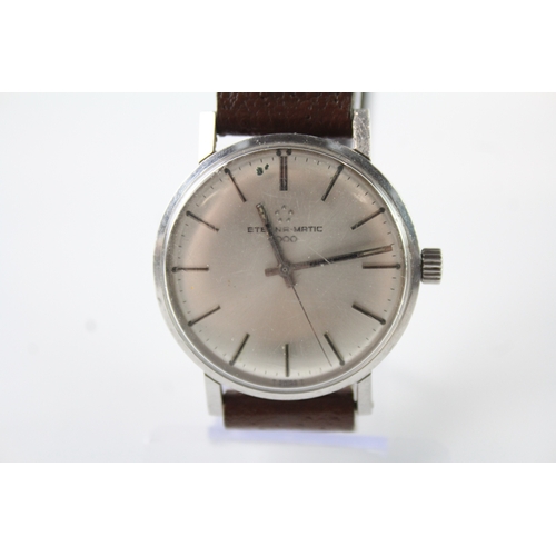 348 - 2430225 A VINTAGE ETERNA-MATIC 1000 WATCH
Automatic, in working order. 