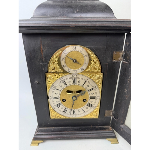 350 - AN 18TH CENTURY BRACKET CLOCK
44cm H