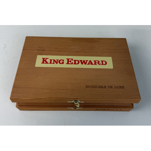 409 - A BOX OF KING EDWARD INVINCIBLE DELUXE CIGARS