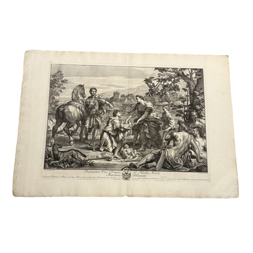 46D - JOHANN JACOB FREY (1681-1752): A GROUP OF SIX LARGE 18TH CENTURY CLASSICAL ENGRAVINGS