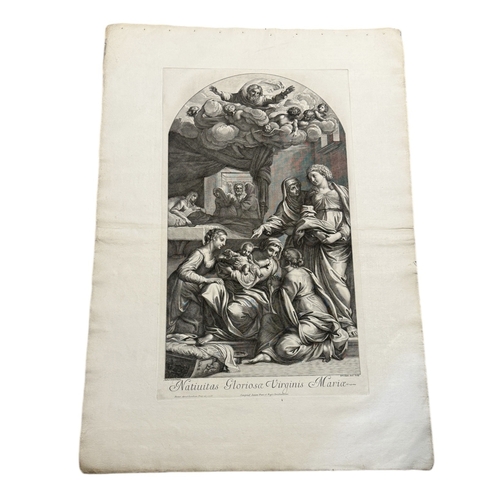 46B - JOHANN JACOB FREY (1681-1752): A GROUP OF FOUR LARGE 18TH CENTURY CLASSICAL ENGRAVINGS
To include af... 