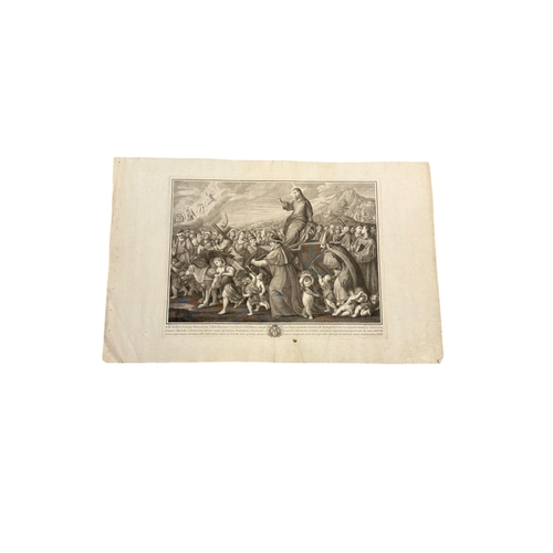 46D - JOHANN JACOB FREY (1681-1752): A GROUP OF SIX LARGE 18TH CENTURY CLASSICAL ENGRAVINGS