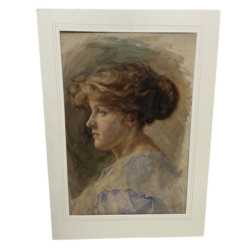 515 - ALFRED CROWDY LOVETT C.B.E (BRITISH 1862-1919): A FINE WATERCOLOUR PAINTING ON OLD BOARD DEPICTING T... 