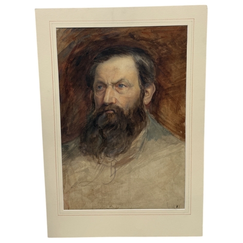 516 - ALFRED CROWDY LOVETT C.B.E (BRITISH 1862-1919): A FINE WATERCOLOUR PAINTING ON OLD BOARD DEPICTING T... 