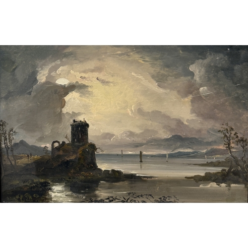 531A - CIRCLE OF RICHARD WILSON: DUNSTAFFNAGE CASTLE, SOTHEBYS LABEL TO VERSO
Probably purchased from Sothe... 