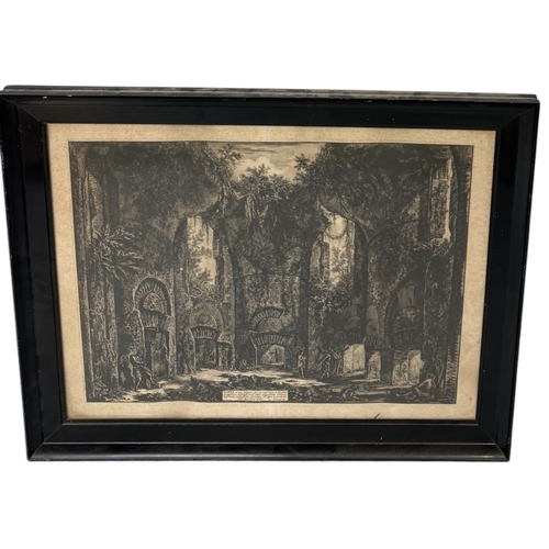 58 - GIOVANNI BATTISTA PIRANESI (ITALIAN 1720-1778): DIETA O SIA LUOGO CHE DA INGRESSO A DIVERSI GRANDIOS... 