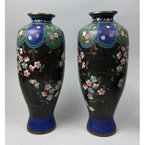 69 - A PAIR OF JAPANESE CLOISONNE VASES
41cm H each.
Provenance: Purchased from Nash Antiques, Westbourne... 