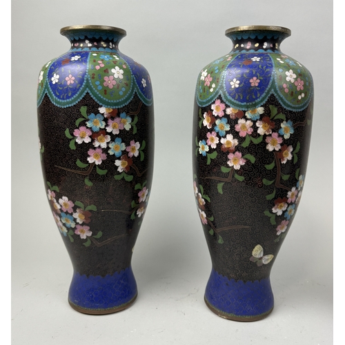 69 - A PAIR OF JAPANESE CLOISONNE VASES
41cm H each.
Provenance: Purchased from Nash Antiques, Westbourne... 