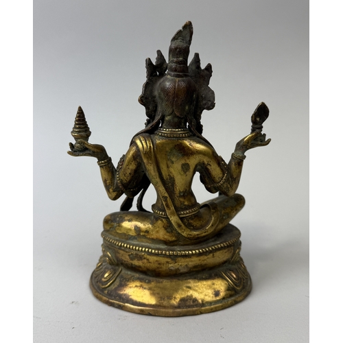 71 - AN 18TH / 19TH CENTURY BRONZE FIGURE OF TAMIL NADO SOMASKANDA
The indivisable unit of beauty, truth ... 